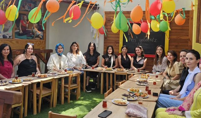 Çorum’da kadın girişimcilerden Harmoni Anaokulu’na ziyaret