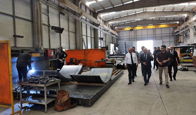 Vali Çalgan’dan Emta Makina’ya ziyaret