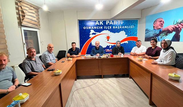 AK Parti Osmancık’ta haftalık yönetim kurulu toplantısı yaptı