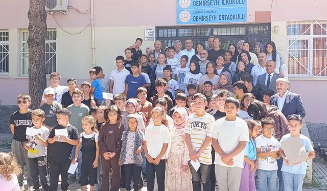 Demirşeyh Köyü’nde Yaz Kur’an Kursları tamamlandı