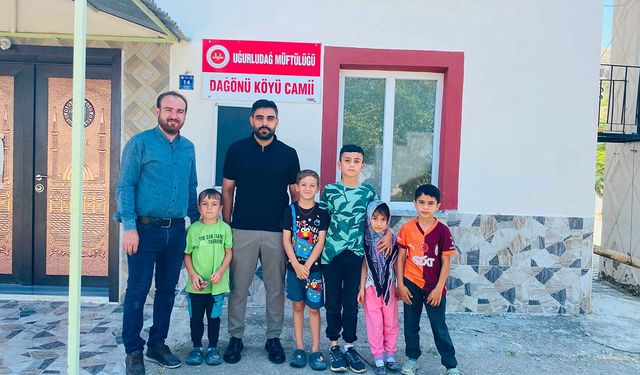 Ömer Kılıç’tan Dağönü Köyü Yaz Kur’an Kursuna ziyaret