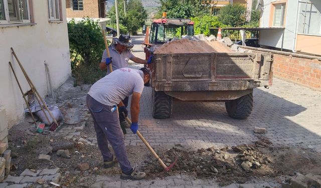 Osmancık’ta yol bakım ve onarım çalışması