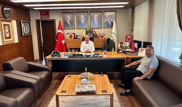 Başkan Arslan’a Şoförler ve Nakliyeciler Odası’ndan ziyaret