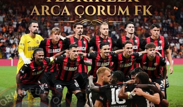 Çorum Valiliği’nden Arca Çorum FK’ya tebrik