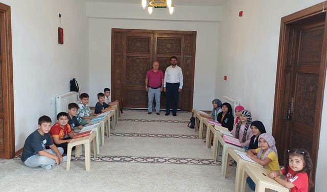 Müftü Koçak’tan Sanayi Camii Yaz Kur’an Kursu’na ziyaret