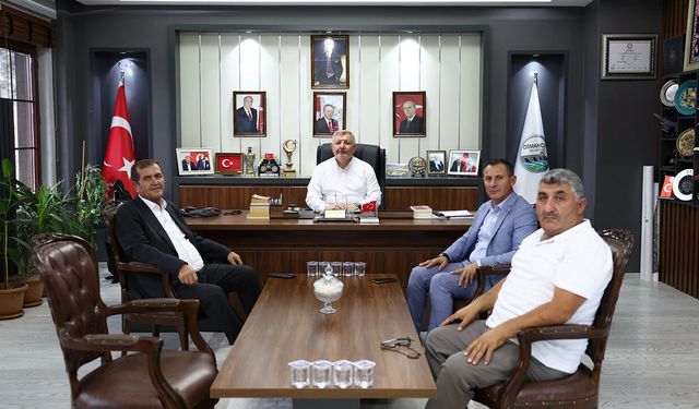 Başkan Gelgör’e tarım sektörünün önemli isimlerinden ziyaret