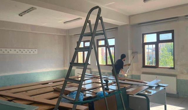 Çorum’daki bu okul baştan aşağı yenilendi