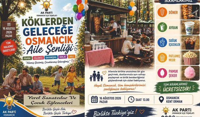 Osmancık’ta aile pikniği düzenlenecek