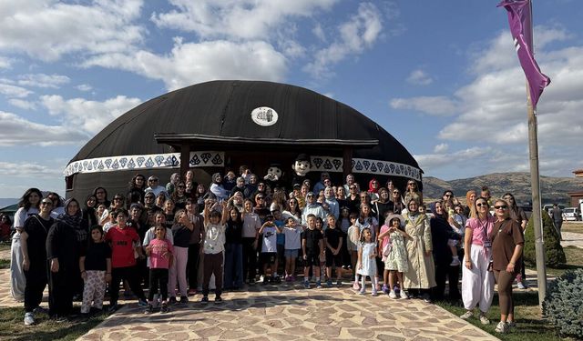 Çorum'da Anne-Çocuk Kampı’nda aileler doğayla buluştu