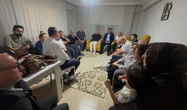AK Parti’den Tuba Sakallı’ya taziye ziyareti