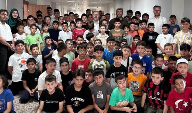 İl Müftüsü Şahin Yıldırım hafızlık öğrencileriyle buluştu