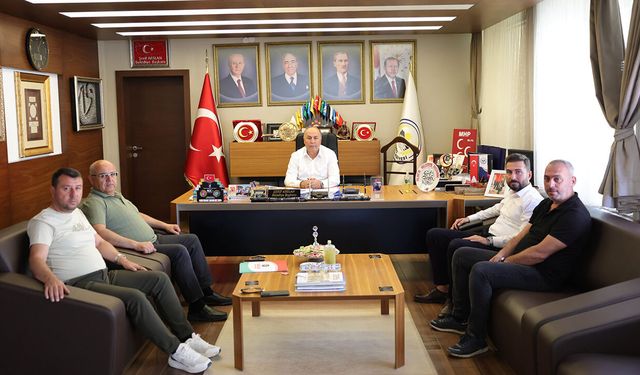 Hizmet-İş Sendikası’ndan Başkan Şerif Arslan’a ziyaret