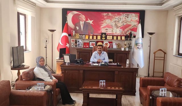 Dr. Songül Batkın, Başkan Veli Aylar’ı ziyaret etti