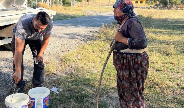 Çorum'da süt kalitesi sahada takip ediliyor