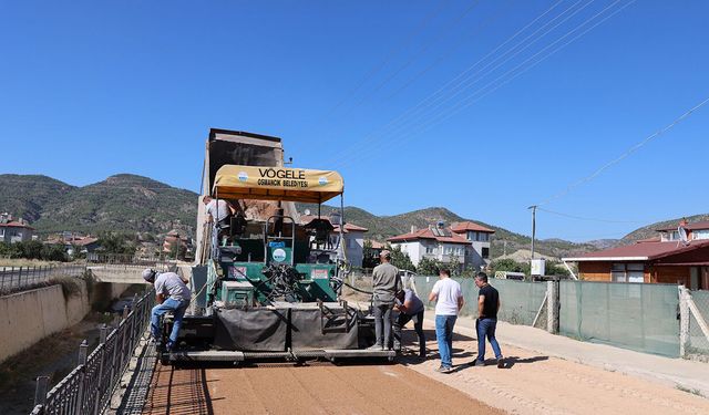 Kuşaklama Kanalı’nda asfalt hazırlığı başladı