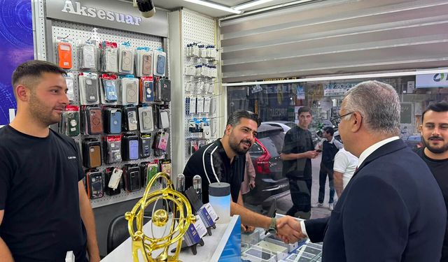 Ahlatcı’dan Osmancık’ta esnaf ziyareti