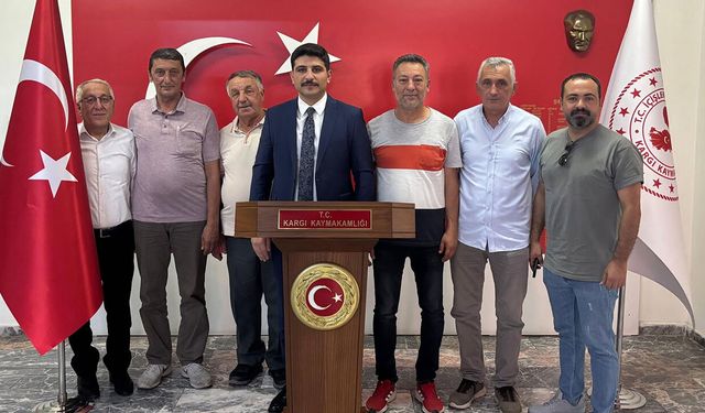 Yeni Parti Kargı teşkilatından Kaymakam Kayış’a ziyaret