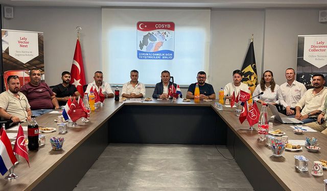 Çorum’da üreticilere modern süt sağım sistemleri anlatıldı