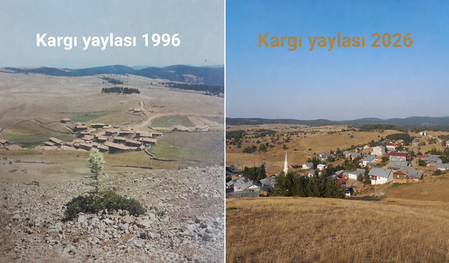30 yıllık değişim aynı karelerde: Hayran bıraktı