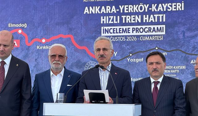 Bakan Uraloğlu duyurdu: Çorum’u hızlı trenle buluşturacak projede süreç hız kesmiyor