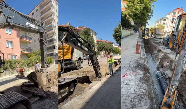 Çorum'daki bu caddelerde eski su hatları tarih oluyor?