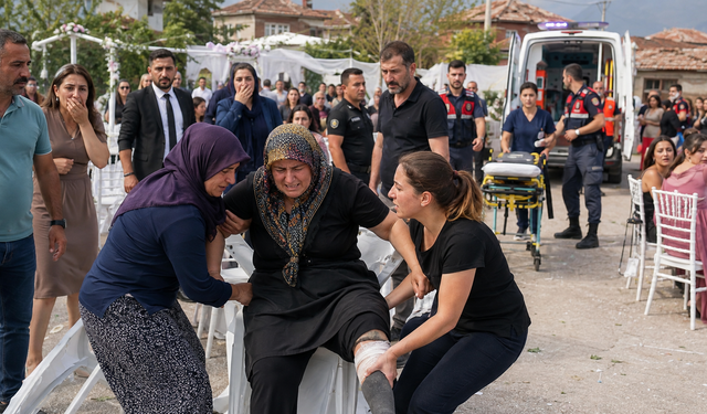 Düğünde havaya açılan ateş kimi yaraladı?