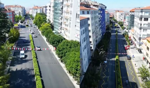 Gazi Caddesi’ne kaç ton sıcak asfalt serildi?