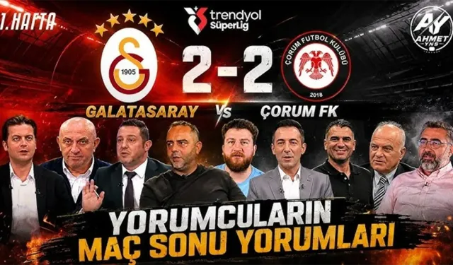 Futbol Yorumcuların ortak kararı: “Gecenin gerçek kazananı Arca Çorum FK oldu