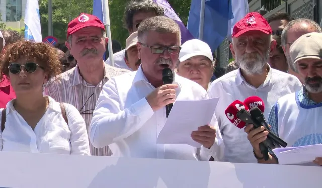 KESK’ten Çalışma Bakanlığı önünde acil çağrı: 'Acil yüzde 35 ek zam istiyoruz'