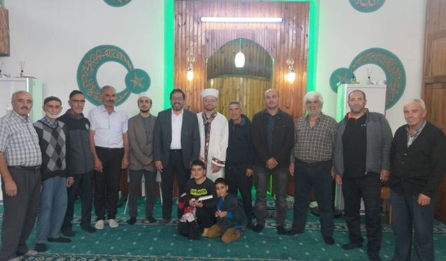 Mecitözü Müftüsü Yaşkabak’tan yeni göreve başlayan imamlara ziyaret
