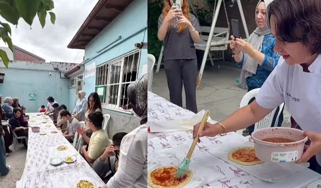 Özel gereksinimli öğrenciler pizza atölyesinde hünerlerini sergiledi