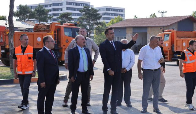 Vali Ali Çalgan Karayolları 73. Şube Şefliğini ziyaret etti