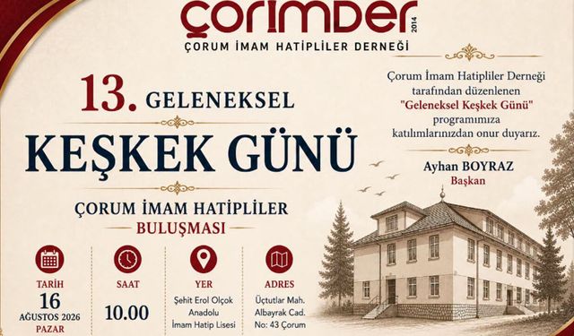 İmam hatipliler 13. Keşkek Günü’nde buluşacak