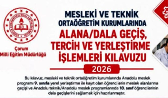 Mesleki eğitimde alan ve dal geçiş takvimi yayımlandı