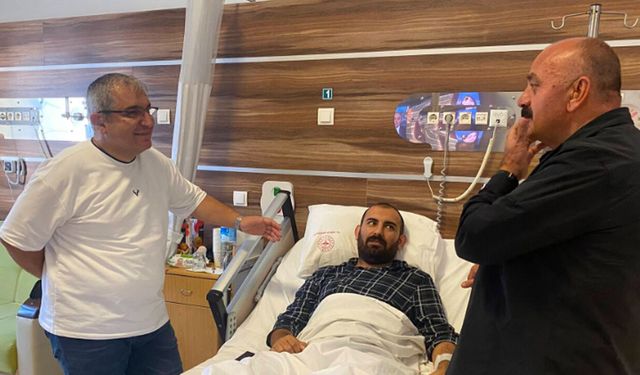 Belediye Başkanları'ndan Onur Civan'a geçmiş olsun ziyareti