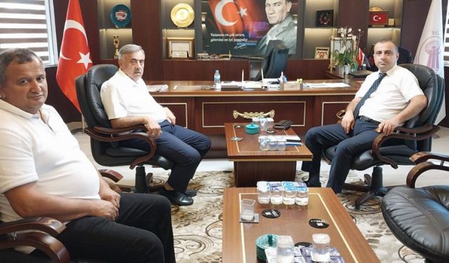 Çevre ve Şehircilik İl Müdürü Yalçın’dan ÇESOB’a Ziyaret