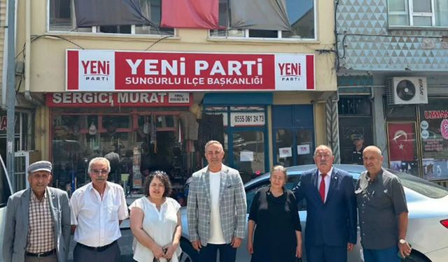 Milletvekili Tahtasız’dan Sungurlu Teşkilatına Ziyaret