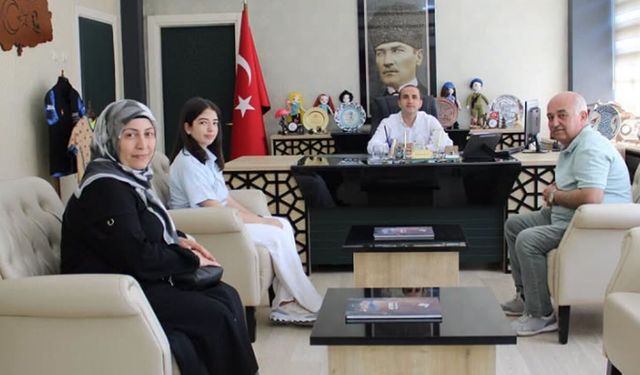 LGS İskilip birincisi Berra Deveci’den Kaymakam Polat’a ziyaret