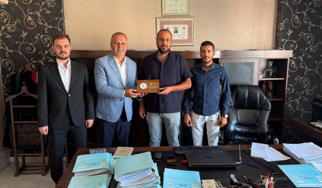 MHP Çorum’dan Av. İslam Çağrı Çağlayan’a ziyaret