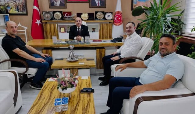 Mecitözü heyetinden Duran Bıyık’a ziyaret