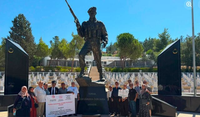 Uğurludağlı Kıbrıs gazileri yıllar sonra görev yaptıkları topraklara döndü