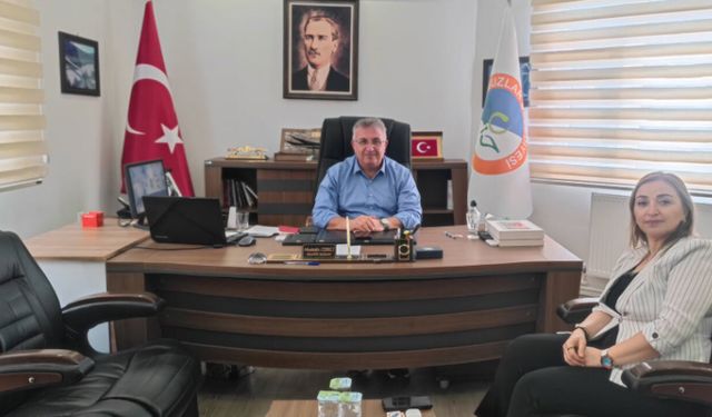 Ziraat Bankası Oğuzlar Şube Müdürü Erköse’den Başkan Cebeci’ye ziyaret