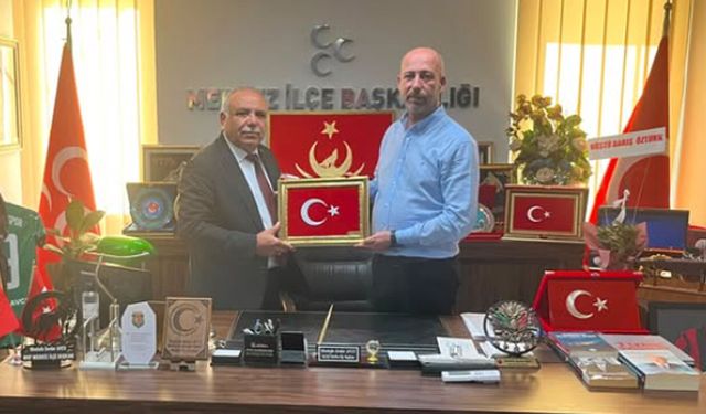 Dodurga Belediye Başkanı Çetinkaya’dan MHP Merkez İlçe Başkanı Avcu’ya ziyaret
