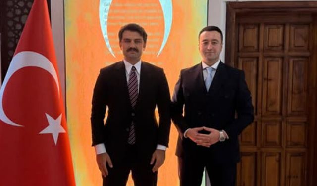 Laçin Kaymakamı Yeşilyurt’tan Ortaköy Kaymakamı Şimşek’e ziyaret