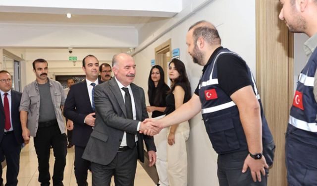 Vali Ali Çalgan’dan Ticaret İl Müdürlüğü’ne ziyaret