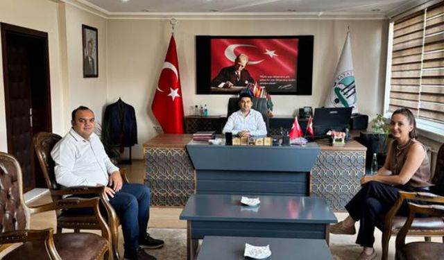 Halkbank Bayat Şube Müdürü Yıldırım’dan Kaymakam Koç’a ziyaret