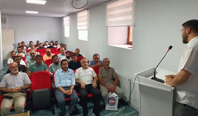 Mecitözü İlçe Vaizi Furkan Yağcıoğlu’na veda programı