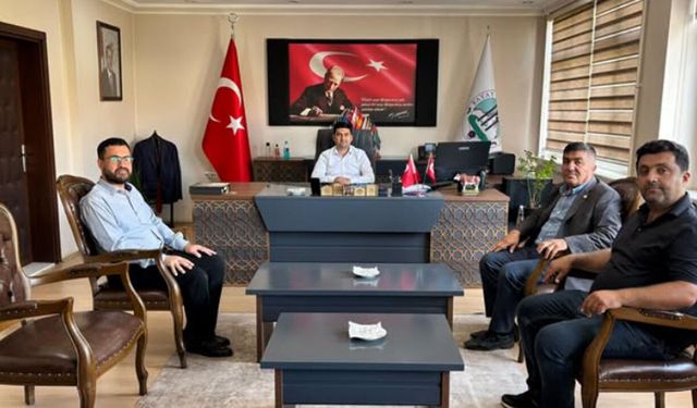 Bayat’ta Kaymakam Koç’a hayırlı olsun ziyareti