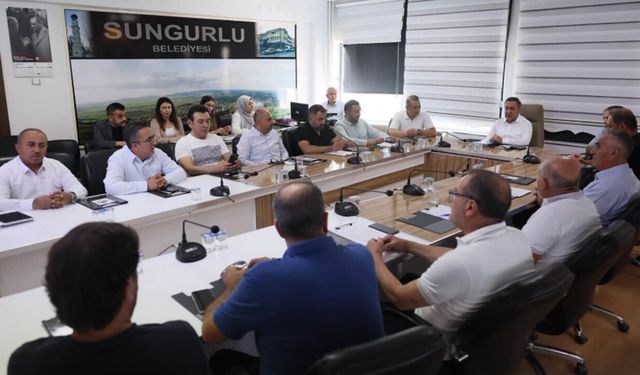 Sungurlu Belediye Meclisi’nde iki madde oy birliğiyle kabul edildi
