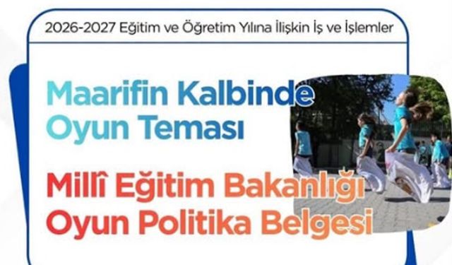 Okullarda oyunlarla eğitim süreci desteklenecek